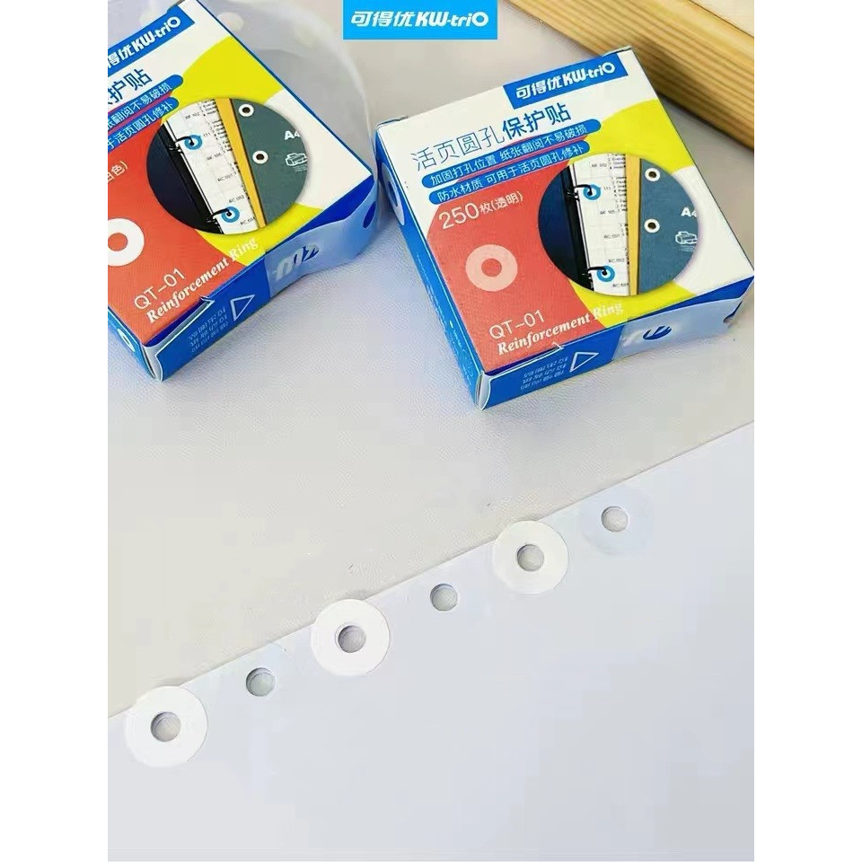 

Sticker Pelindung Lubang Kertas Binder Reinforcement Ring Sticker