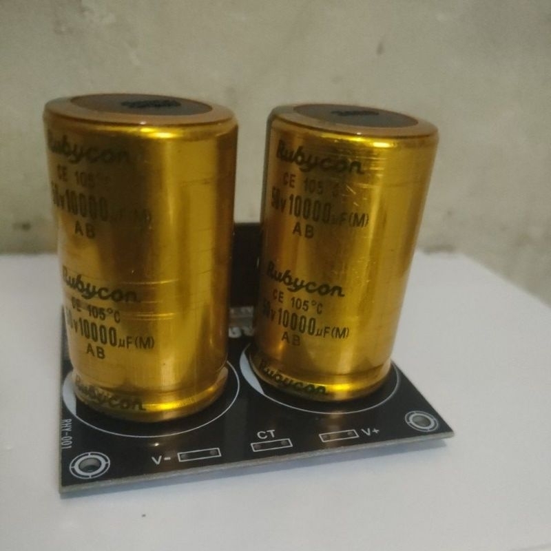 PSU 2 elco 10000uf 50vol Rubycon sudah dilengkapi Dioda 25A