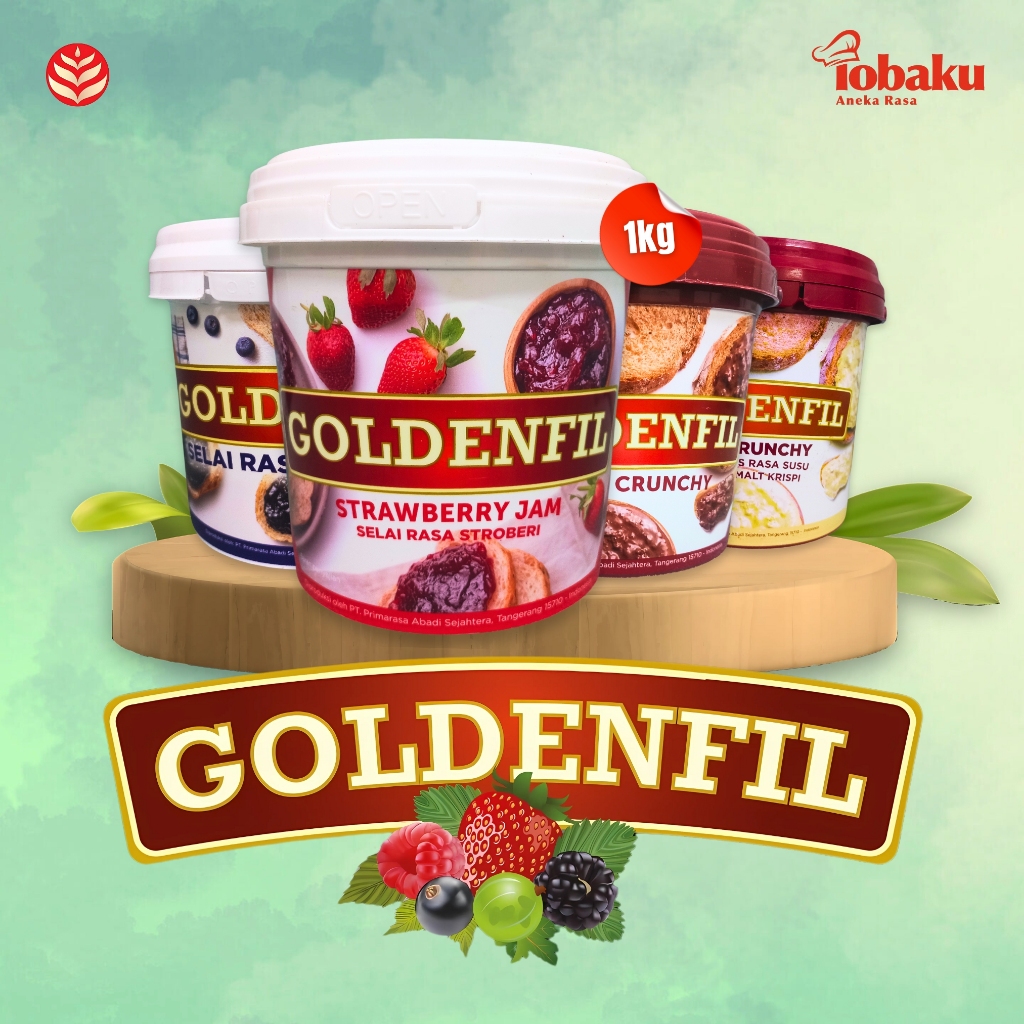 

Goldenfil Dip Glaze Selai Saus Manis Kemasan Bucket 1kg _