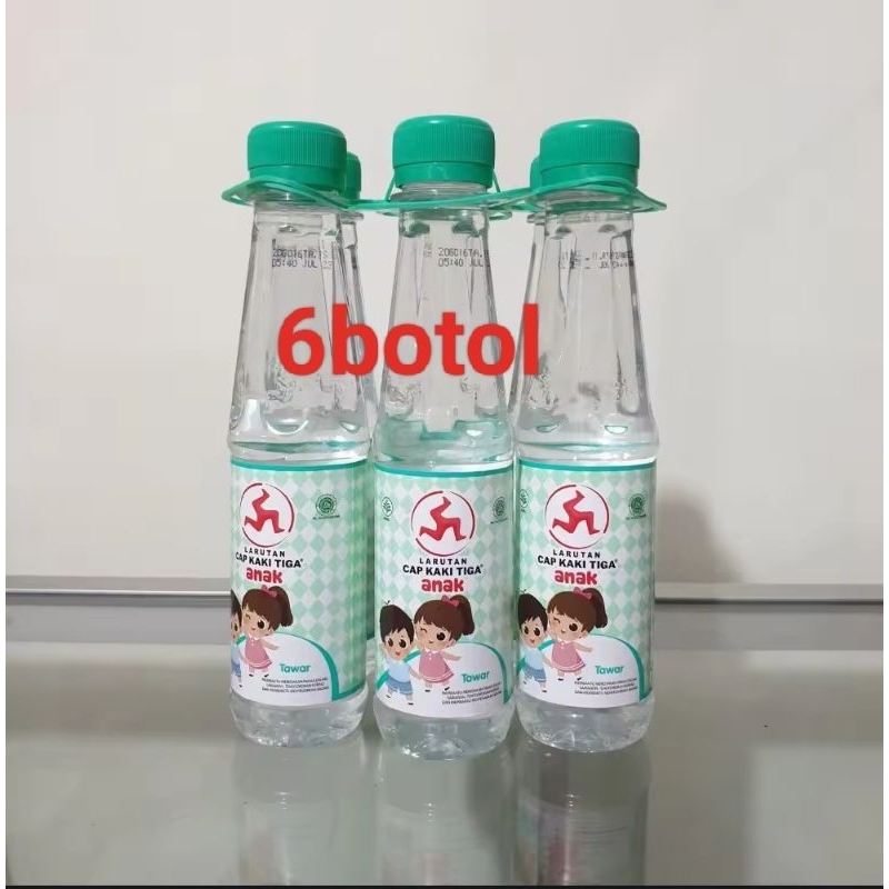 

Larutan kakitiga botol kecil anak isi 6pcs