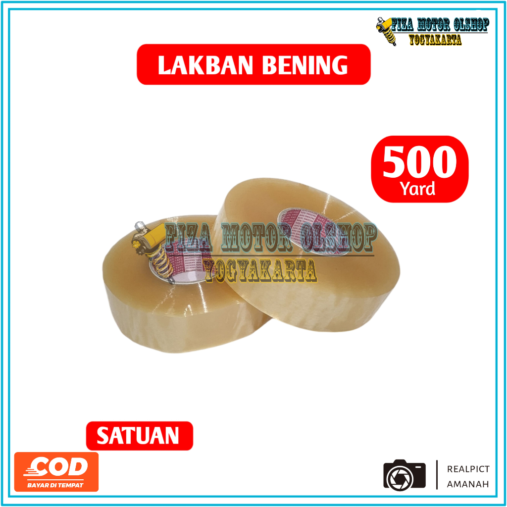 

Lakban Bening 500 Yard OKK Tape Lakban 300 Meter Ukuran 500 Yard Lebar 4,5 Cm Tag Nachi MPI