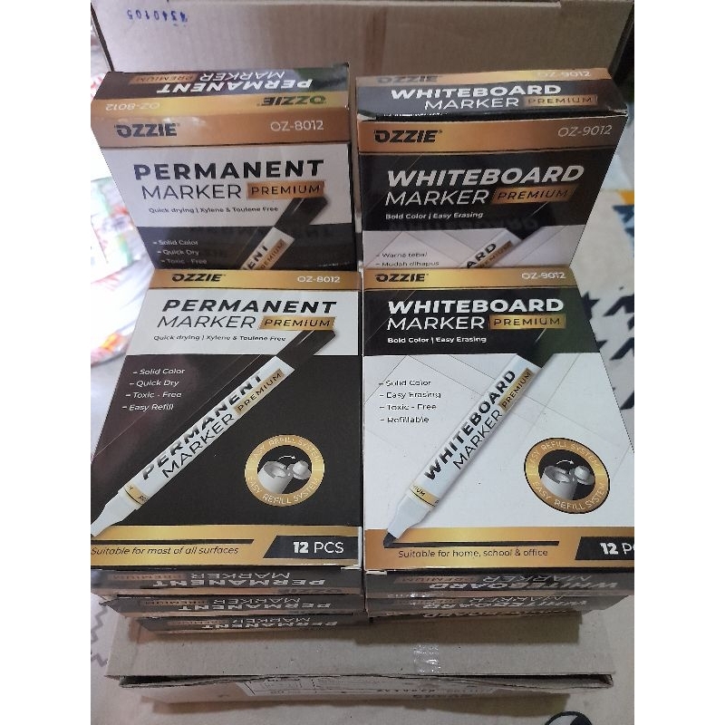 

Spidol permanen/whitebord. 1pax isi 12Pcs