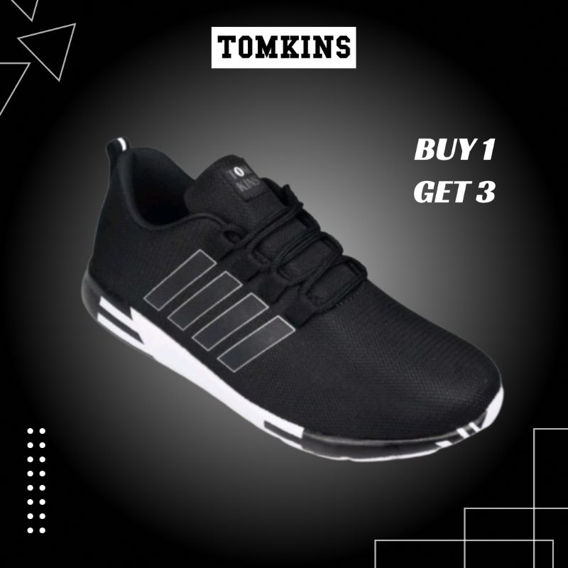 Tomkins banshee sepatu sekolah tomkins NEWARRIVAL Original sepatu sekolah anak tali full hitam