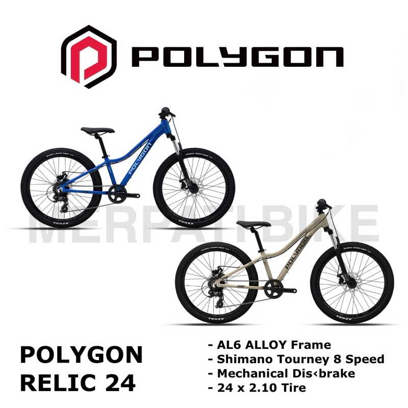 Polygon Relic 24 Sepeda MTB Anak Remaja