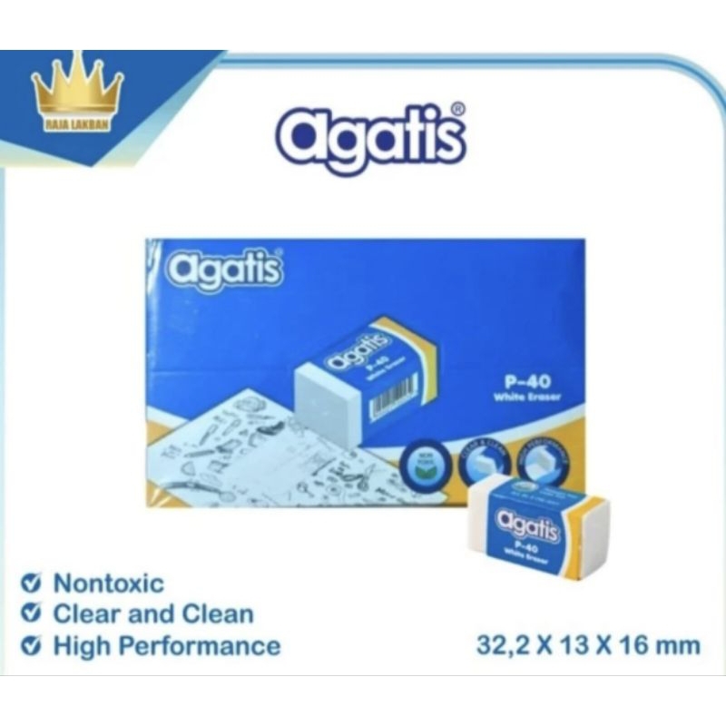 

Penghapus Kecil Agatis putih (1pcs)