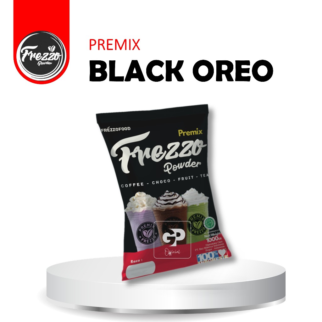 

Black Oreoo 1kg - Bubuk Minuman Varian Smoothies Premix Frezzo Grosir Powder