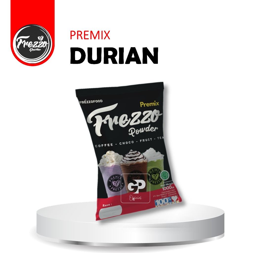 

Durian 1kg - Bubuk Minuman Varian Smoothies Premix Frezzo Grosir Powder