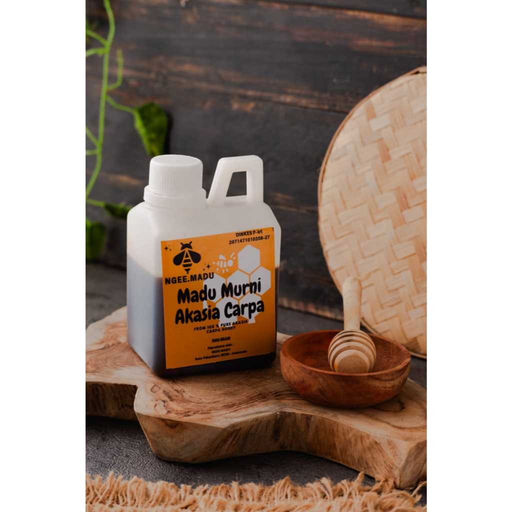 

Madu Asli Murni 100% Tanpa Campuran Glukosa & Fruktosa Berat 1kg | Akasia Carpa