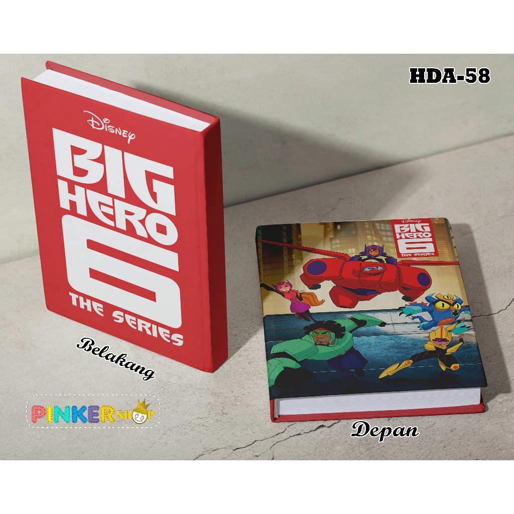 

(HDA-58) Hardcover Anime BIG HERO 6 Ukuran A5 Jurnal Agenda Planner