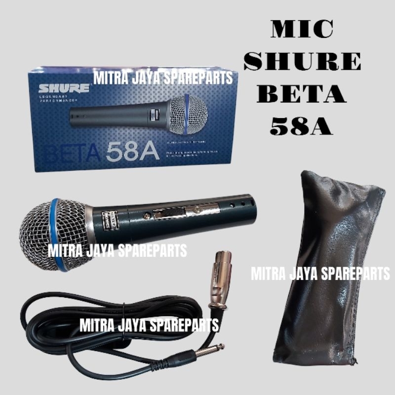 MIC SHURE 58A-MIC SHURE BETA 58A-MIC KABEL SHURE BETA 58A MIC SHURE KABEL