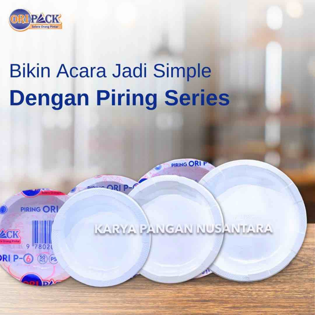 PIRING PLASTIK P7 PIRING MAKAN PLASTIK HIPS PIRING P7 FOOD GRADE PCS