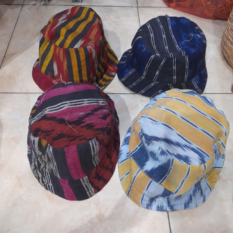 Topi Tenun Bucket Hat Tenun