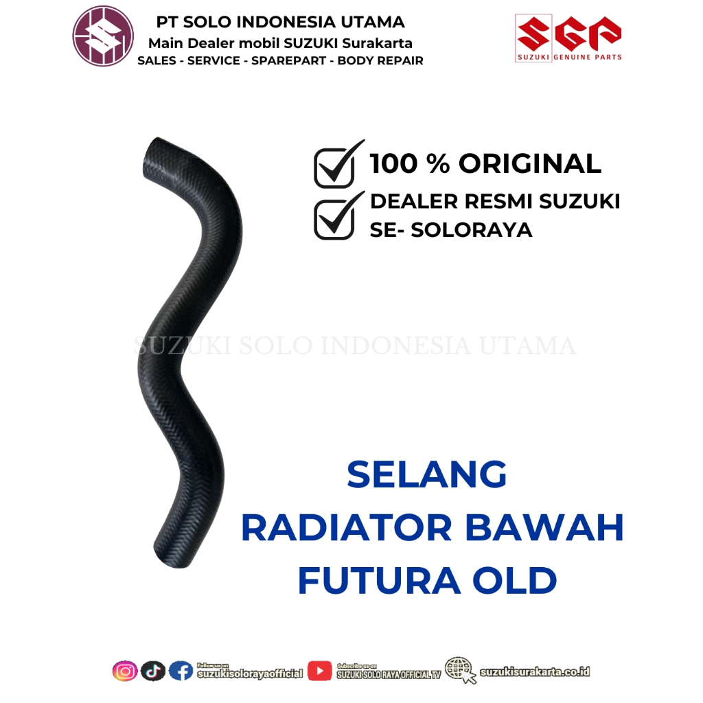 Selang Radiator Bawah Mobil Suzuki Futura Old ORIGINAL SGP