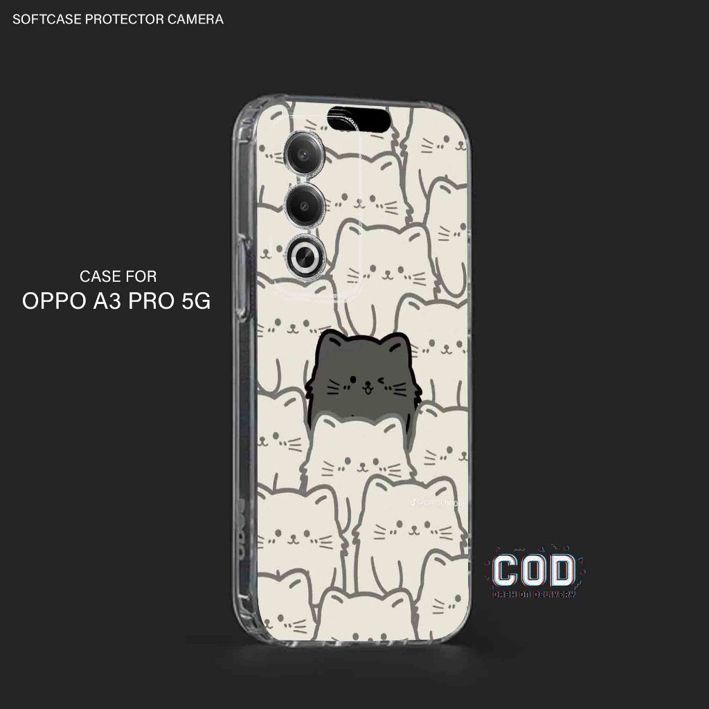 Case OPPO A3 PRO 5G Terbaru - Casing Oppo A3 Pro 5g - Softcase karet motif gambar ( KCNGS ) - Kesing