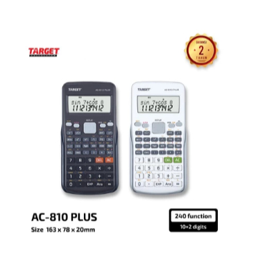 

Kalkulator Scientific Target AC-810 Plus - Kalkulator Target
