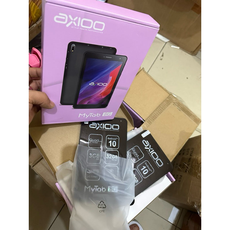 RB Tablet Tab Axio MYTAB 8G Ram 3GB Internal 32GB BRG Baru Android ( 9,0 10 )GRS Resmi