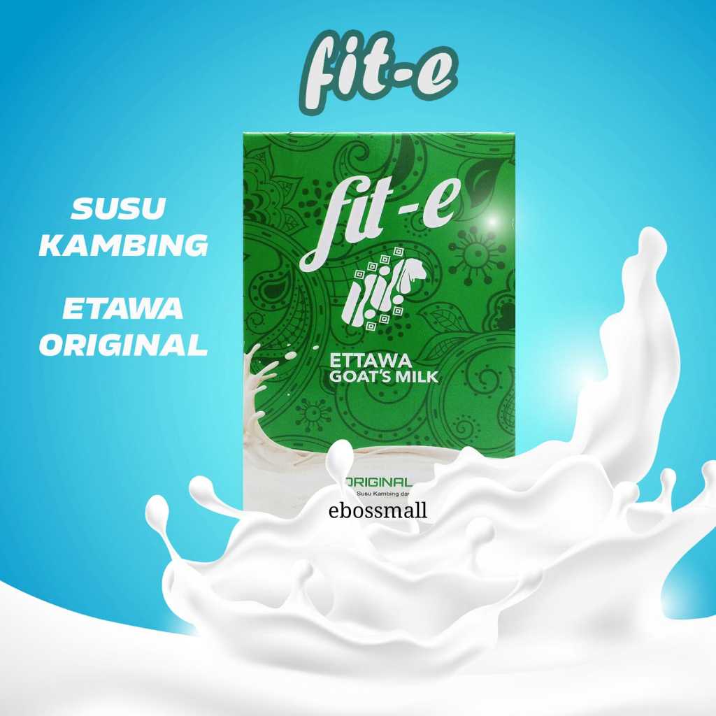 

Fit-E Ettawa Goats Milk Susu Kambing Etawa Original dengan Tinggi Kalsium.