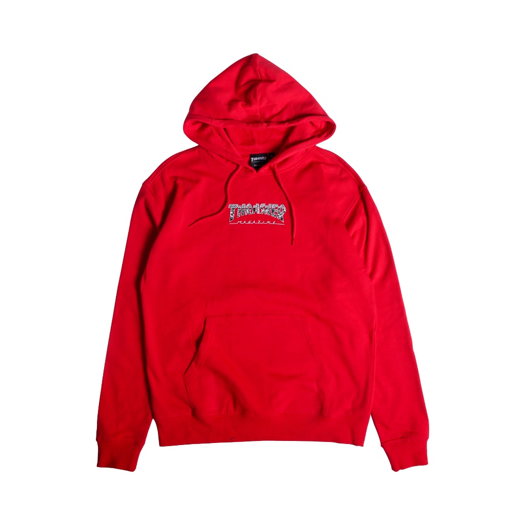 Thrasher Bandana Hoodie Red
