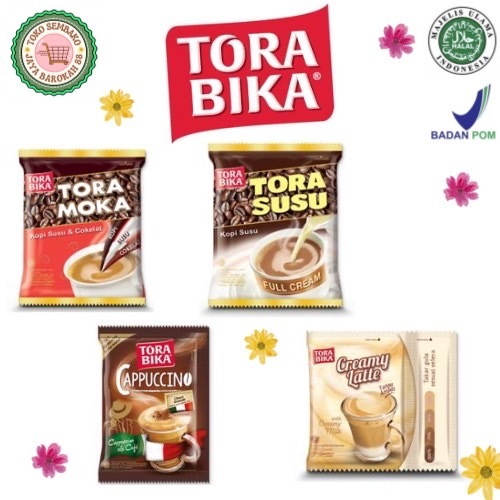 

Torabika Moka Tora Susu Tora Cappuccino Tora Creamy Latte Renceng