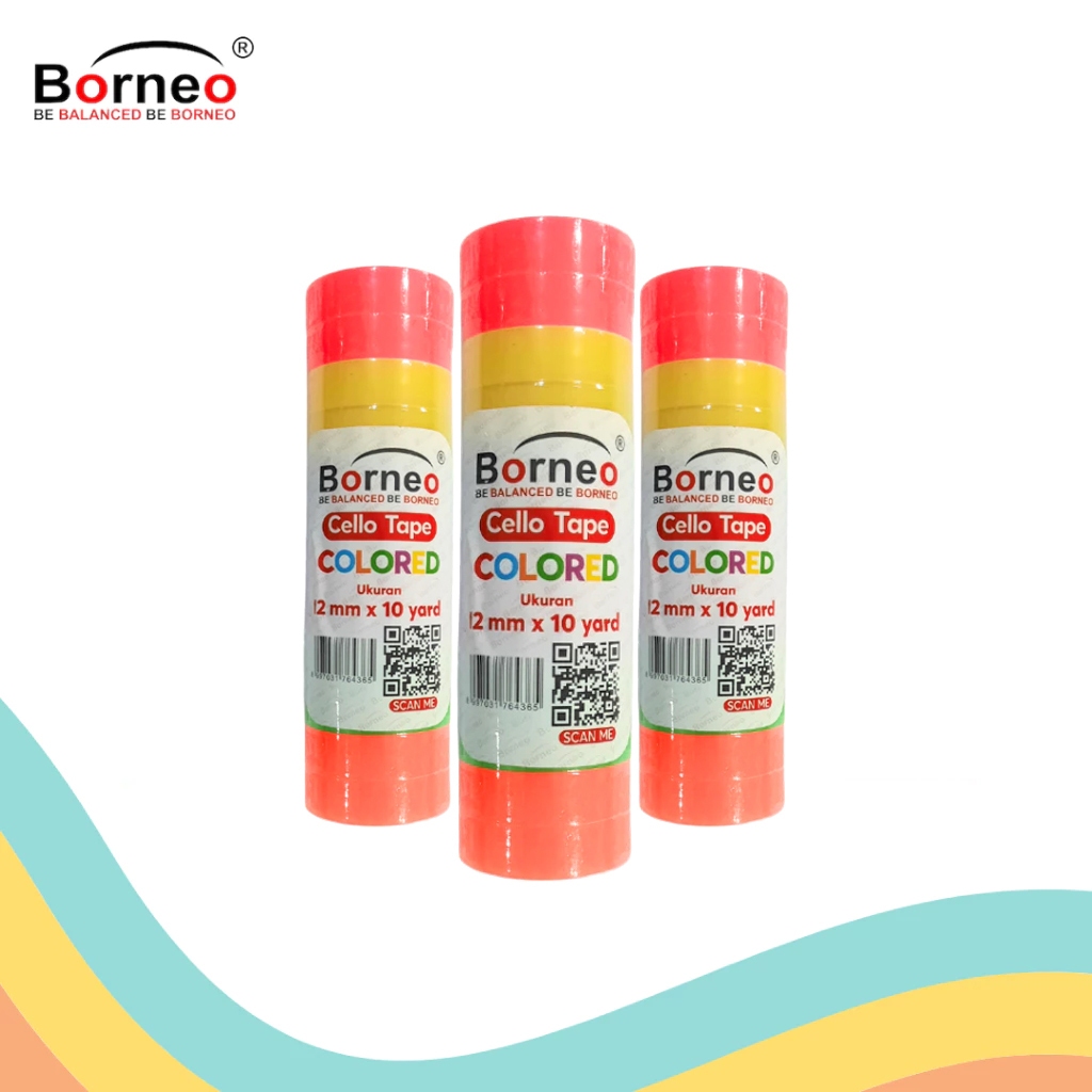 

ISOLASI WARNA BORNEO 12 MM X 9 M (1 SLOP)