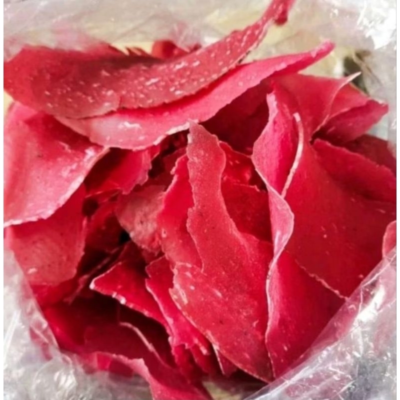 

Promo !! Kerupuk merah asli padang (original) 250 Gram Rp. 9.000