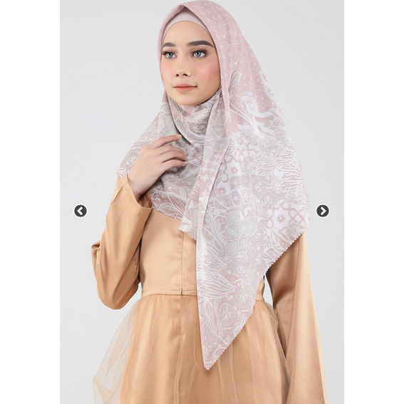 Buttonscarves As Is Maharani Dusty Square Voal
