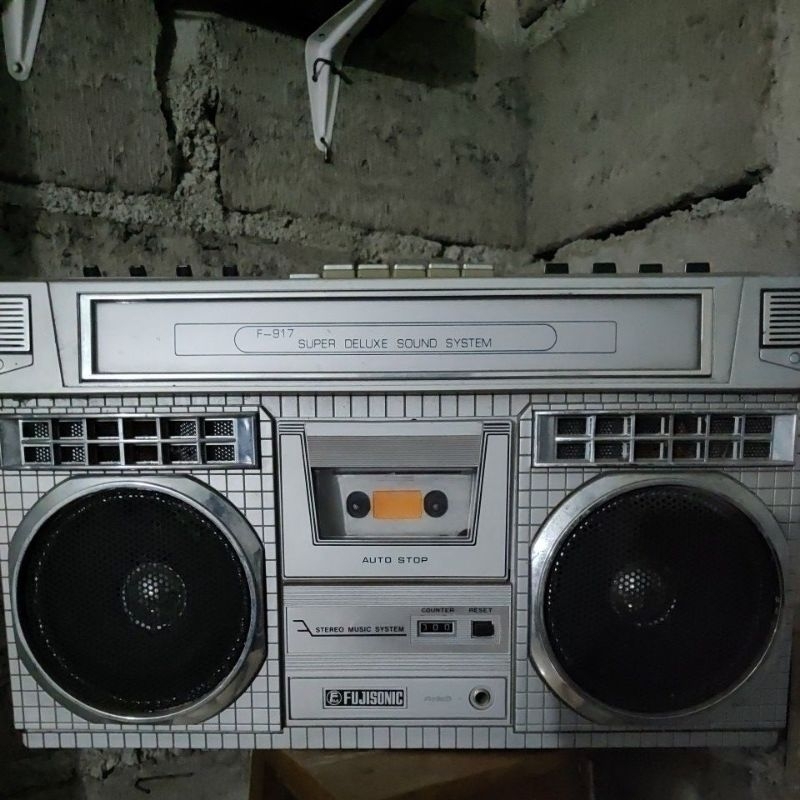 boombox fujisonic, radio jadul