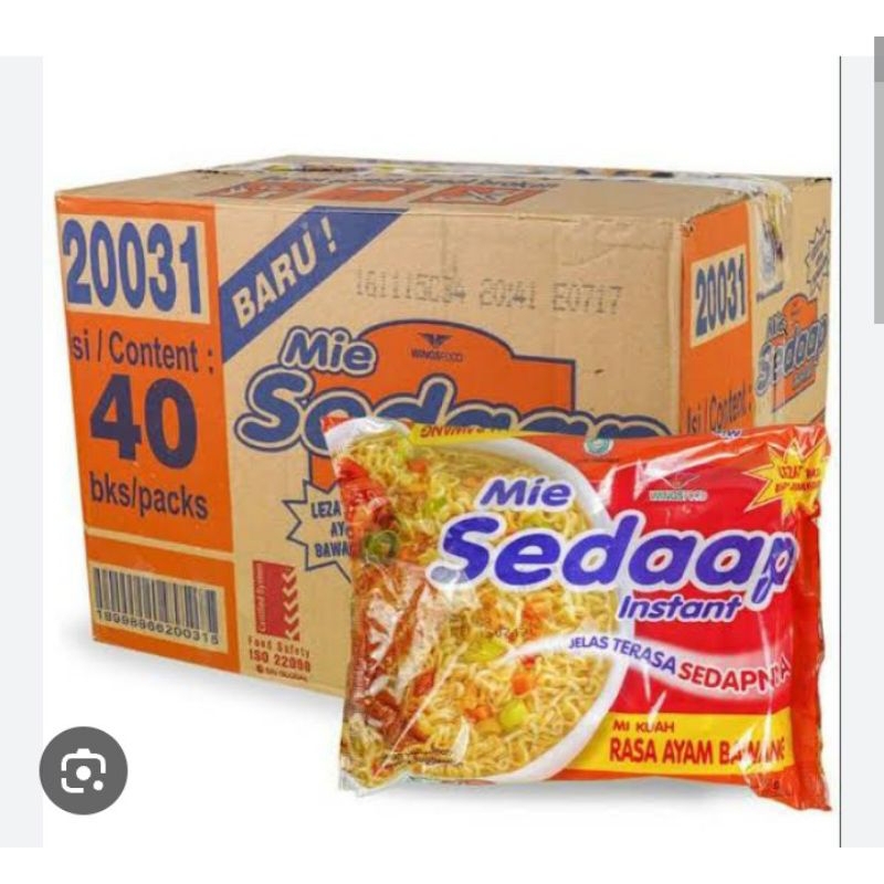 

mie instan sedaap kuah rasa ayam bawang 75 gr