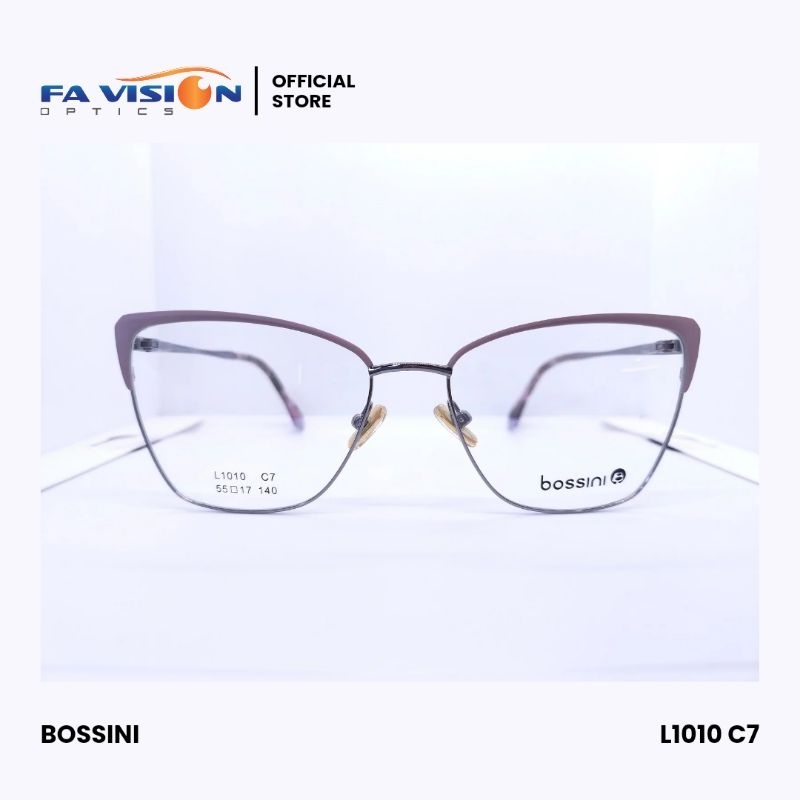 Frame Bossini L1010 C7 - Silver Purple - Uk 55