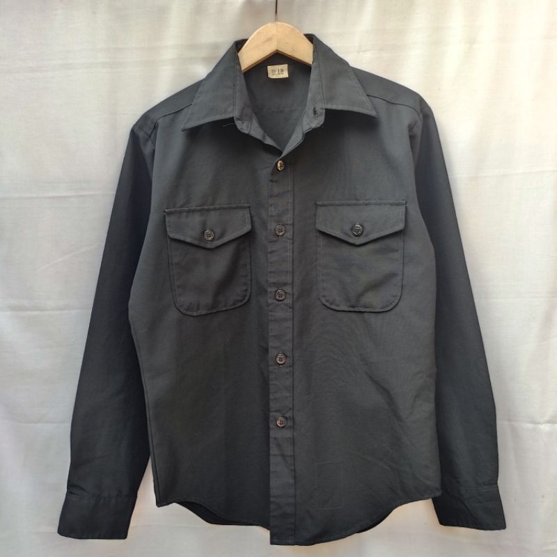Vintage Us Navy uniform black shirt