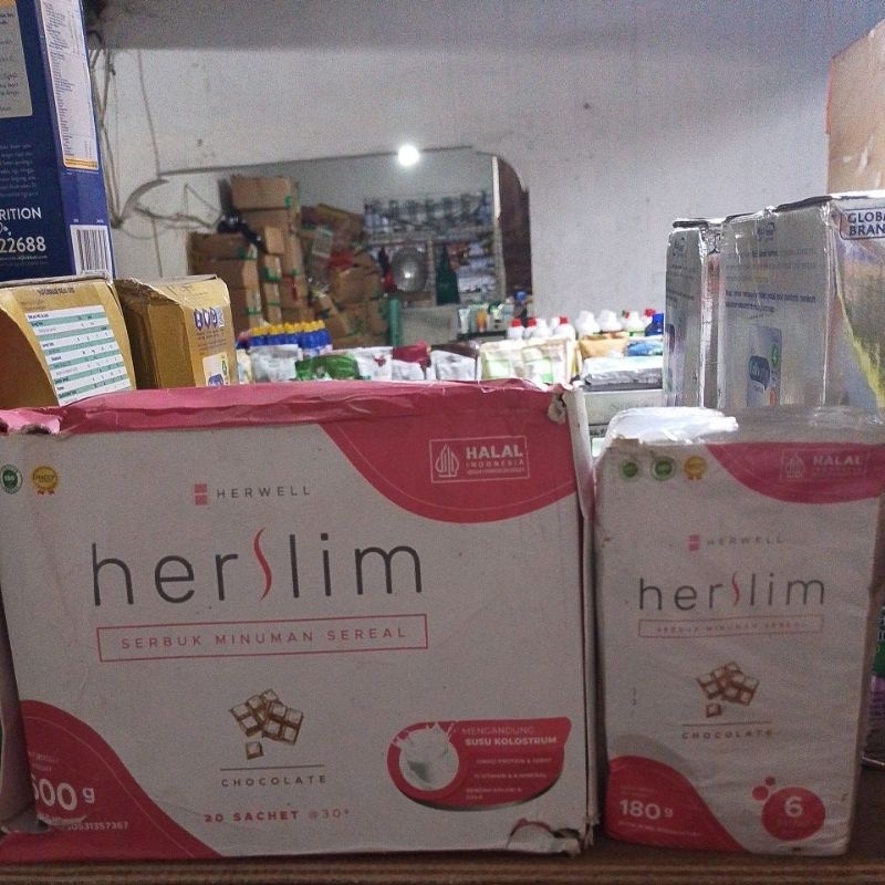 

Herslim serbuk minuman sereal 180g/600g