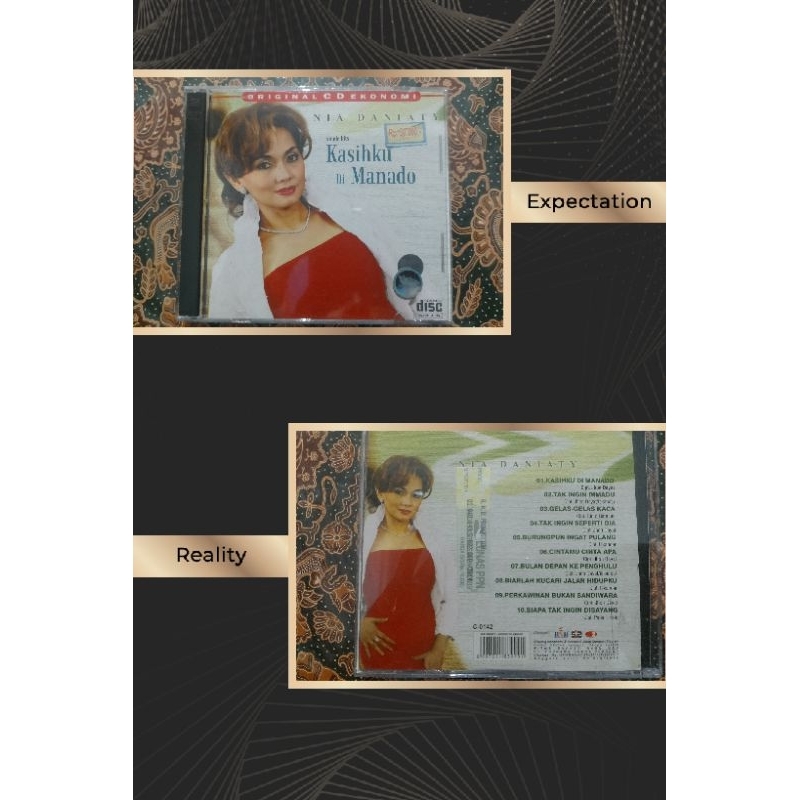 CD audio Nia Daniaty kasihku di Manado