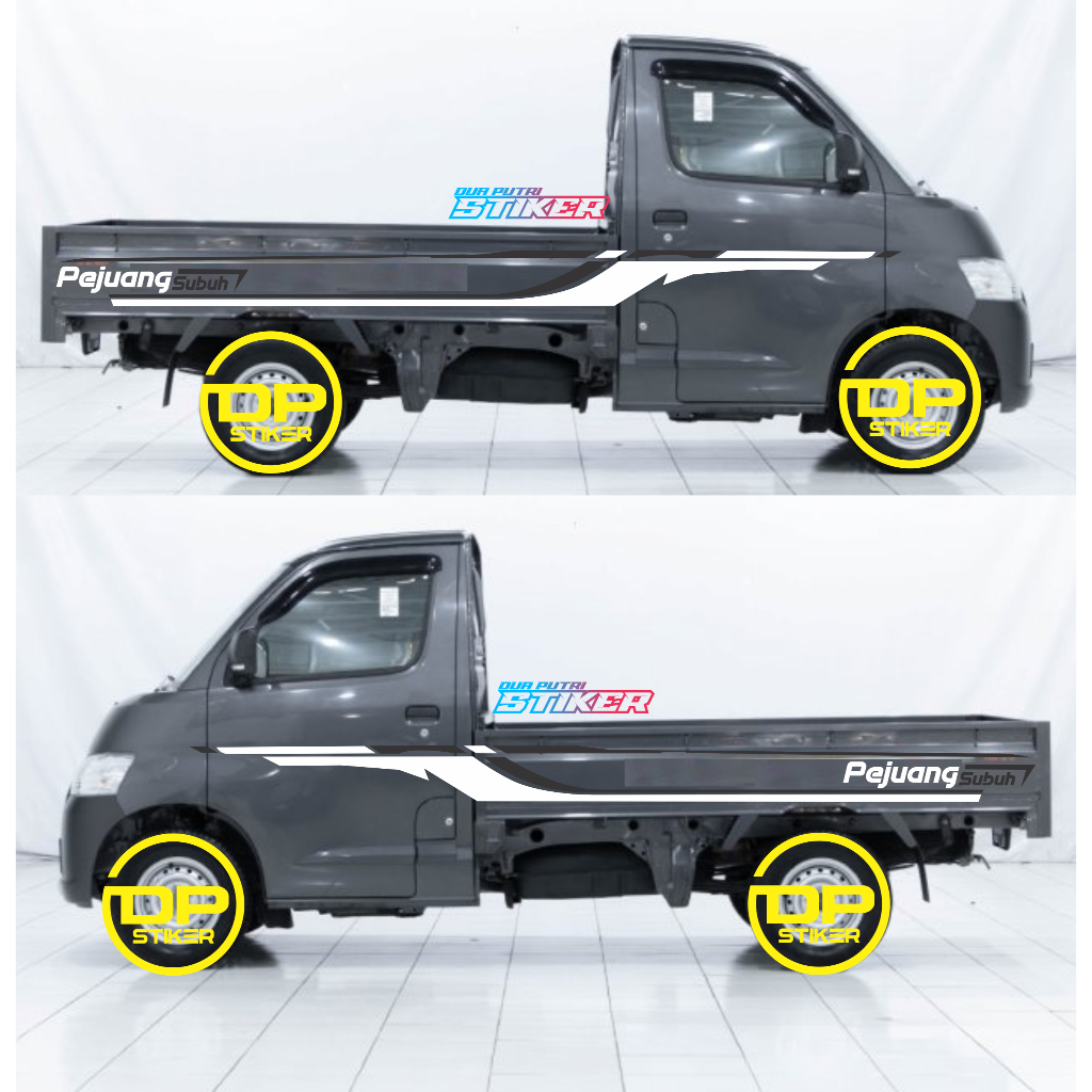 STIKER CUTTING MOBIL PICK UP GRANMAX BISA CUSTOM NAMA