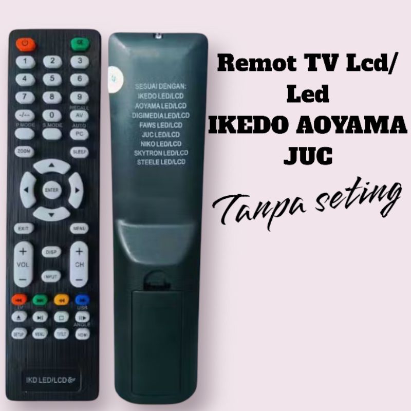 Remot tv Led/Lcd Ikedo, aoyama,Niko