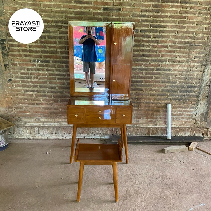 Meja rias minimalis jati Meja rias jati minimalis modern harga murah