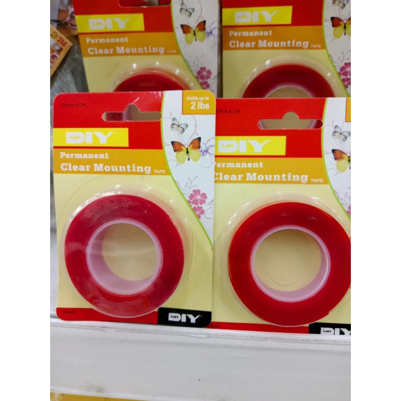 

Double tape Transparan/Doubel tape bening