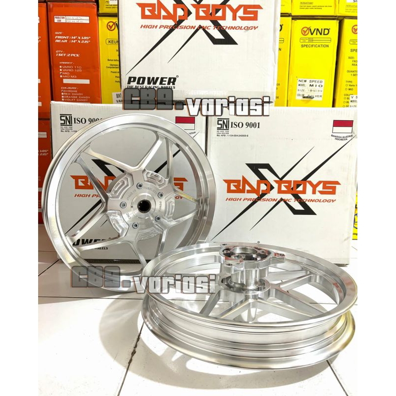 VELG POWER RACING ORIGINAL BAD BOYS 185x14 & 215x14 AEROX OLD AEROX NEW 155 NVX AEROX155 185 215 14 