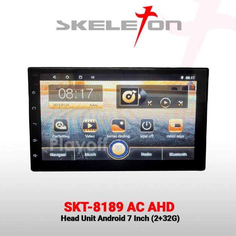 android skeleton 7inch ram 2gb 32gb carplay