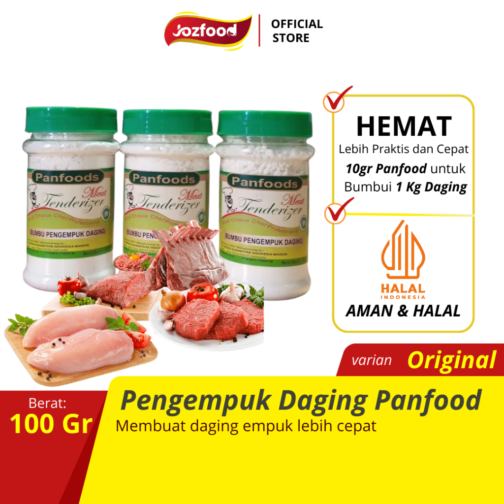 

Bumbu Pengempuk Daging Seafood Daging Ayam Ekstra Getah Pepaya Cepat Empuk dan Hemat Waktu