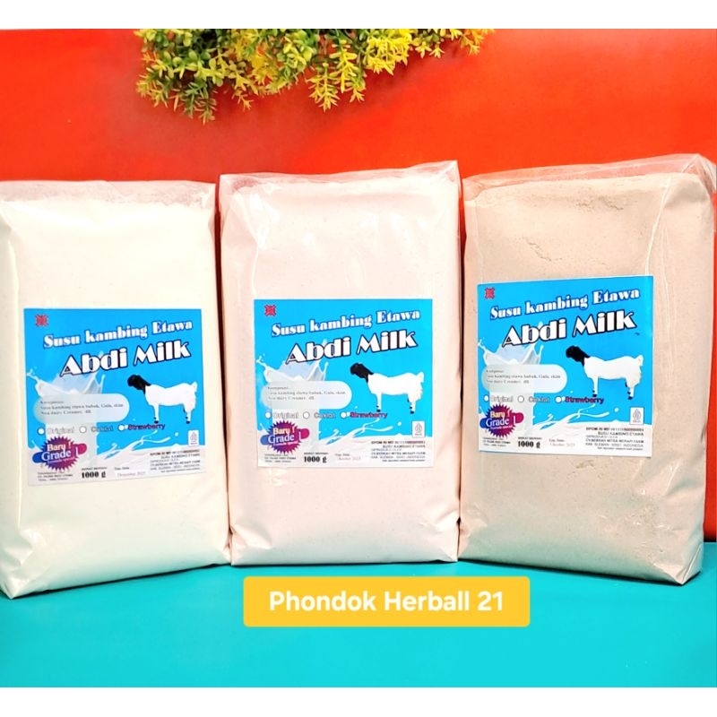 

Susu Kambing Etawa Bubuk Abdi Milk 1kg Gread 1