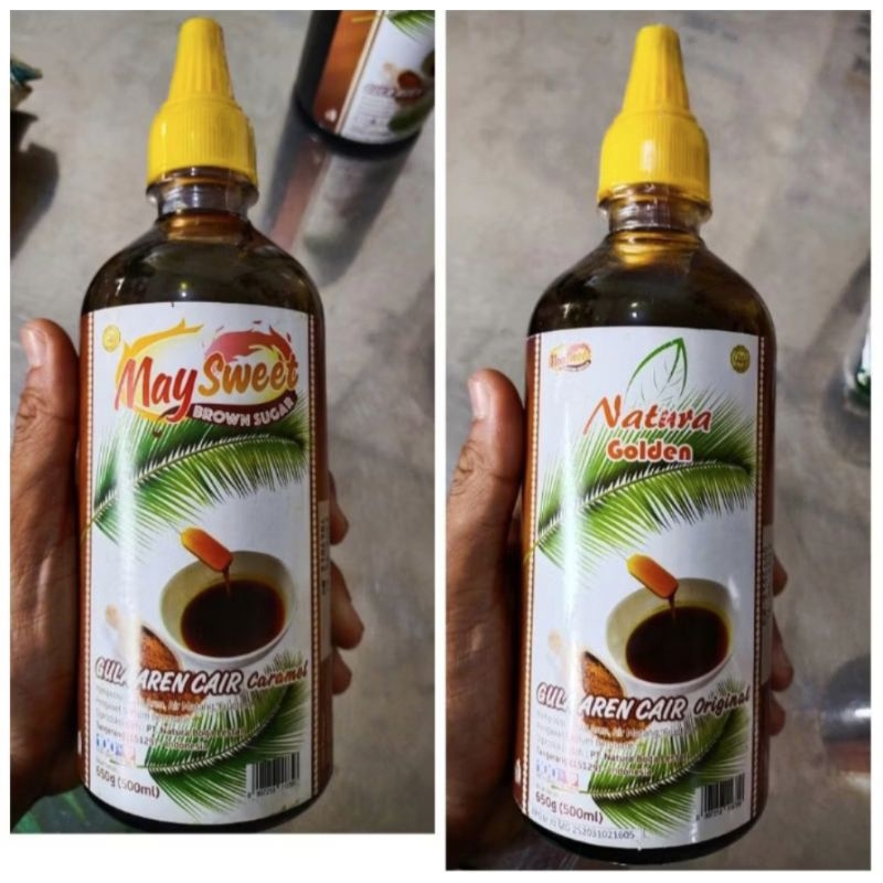 

500ml Gula aren cair botol original dan caramel karamel