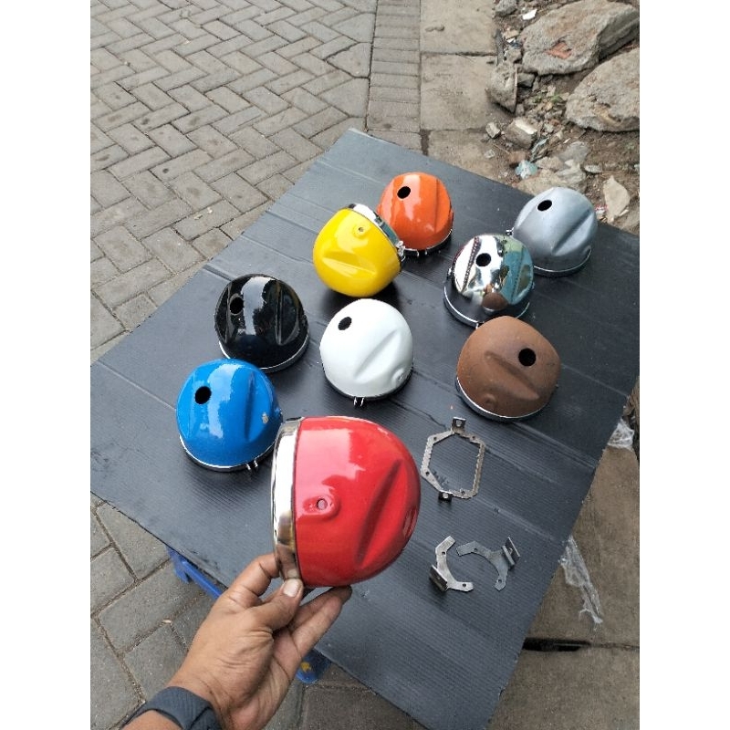 batok lampu cb125 press/batok cb125 hm press besi