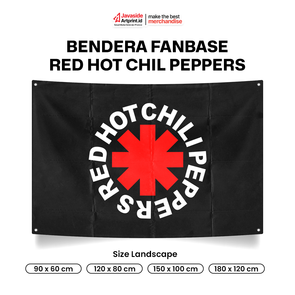 Bendera Fanbase Red Hot Chili Peppers - Poster Bendera Red Hot Chili Peppers