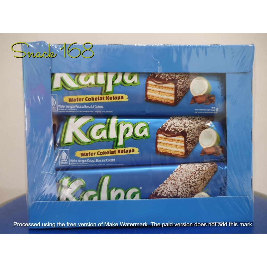 

Kalpa Wafer Coklat Kelapa 1box 12pcs