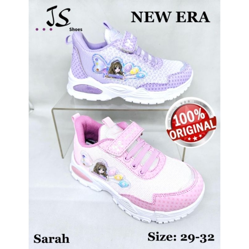 NEW ERA SARAH - SEPATU SNEAKERS SEPATU SEKOLAH ANAK CEWEK MERK NEW ERA ORIGINAL