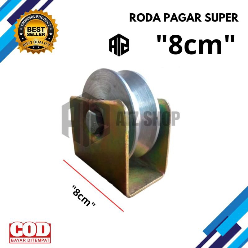 RODA PAGAR BESI SUPER 8CM | RODA BESI SUPER 8CM