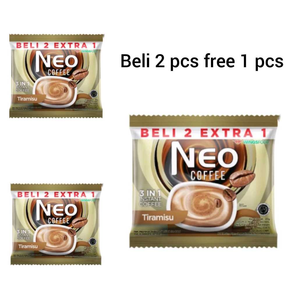 

Neo coffe tiramisu BELI 2 PCS FREE 1 PCS