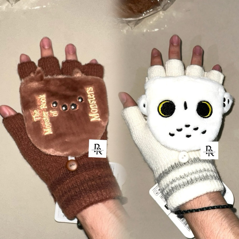 Miniso x Harry Potter - Sarung Tangan / Harry Potter (Monster Book of Monster / Hedwig) Women’s Conv