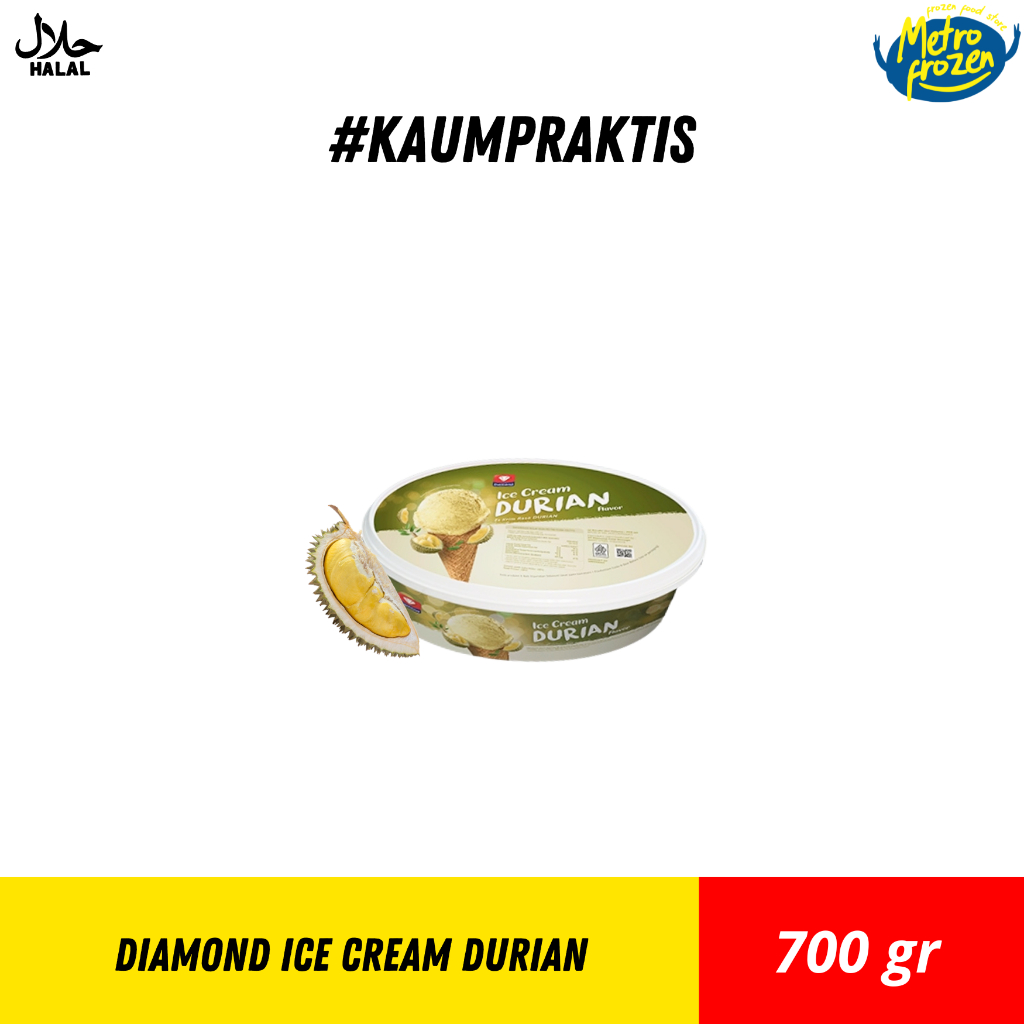 

Diamond Ice Cream Durian 700ml