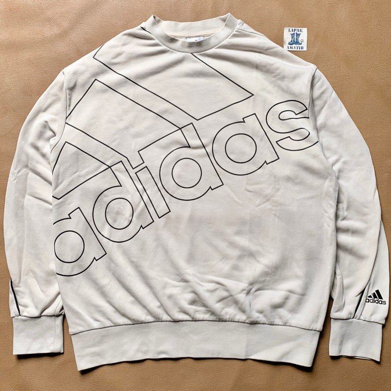 crewneck adidas big logo second original